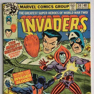 Invaders #34 (Nov 1978, Marvel) He Who Destroys!